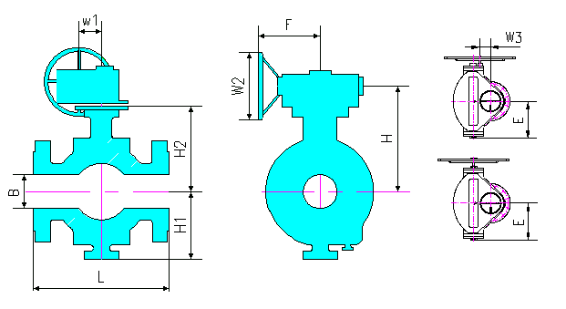 3-PC Trunnion Ball